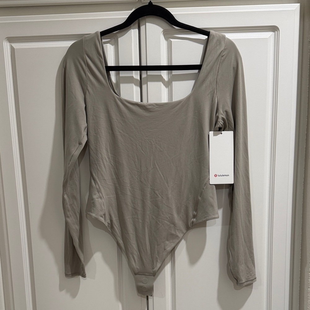 Lululemon Square Neck Bodysuit Size L Wundermost